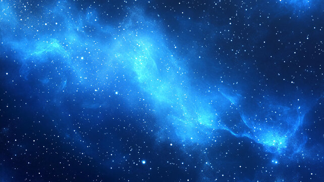 繁星點(diǎn)點(diǎn)藍(lán)色動(dòng)態(tài)宇宙