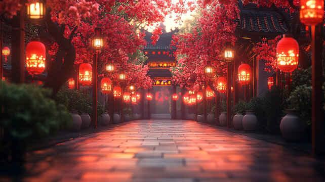 中國(guó)節(jié)日氛圍