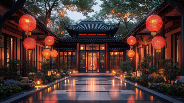 中國(guó)節(jié)日氛圍
