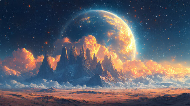 另一個(gè)星球的奇妙景觀