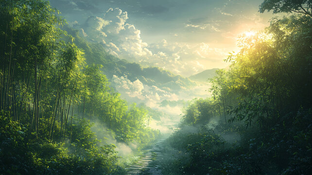 竹林場景