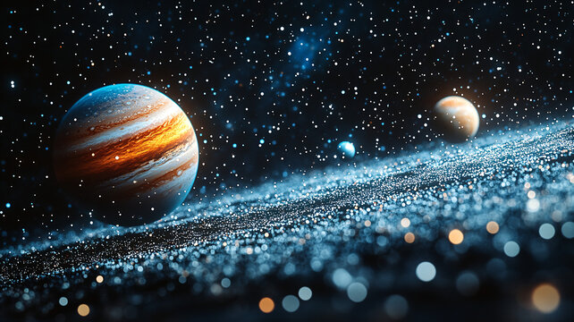 十行星與星點(diǎn)圖