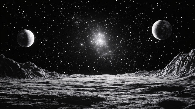 十行星與星點(diǎn)圖