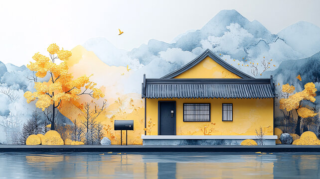郵筒與小屋