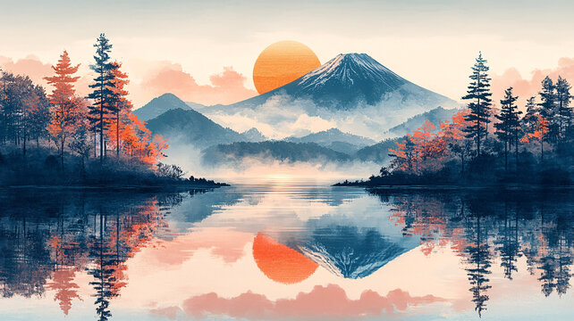 新年日出山