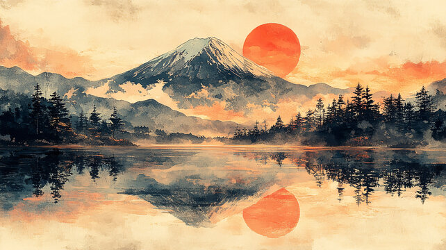 新年日出山