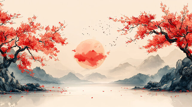 漫畫(huà)風(fēng)格圖案背景