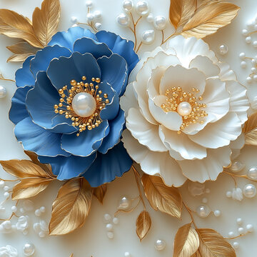 藍(lán)色貝母花壁紙