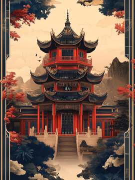 中式邊框設(shè)計(jì)