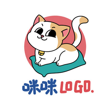 小貓咪圖形標(biāo)志LOGO