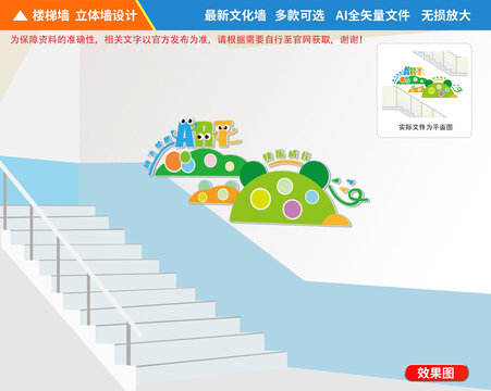 美術(shù)樓梯文化墻