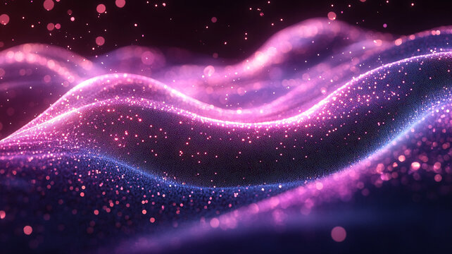 紫色線條星空?qǐng)D