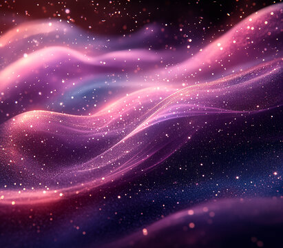 紫色幻彩閃耀背景