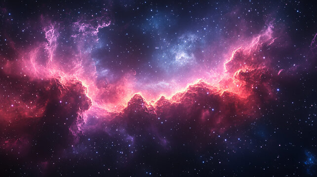 星光散落深空