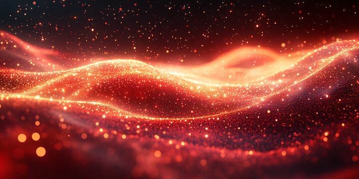 紅光星空金線
