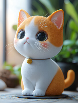 三維蜜糖風(fēng)小貓圖標(biāo)