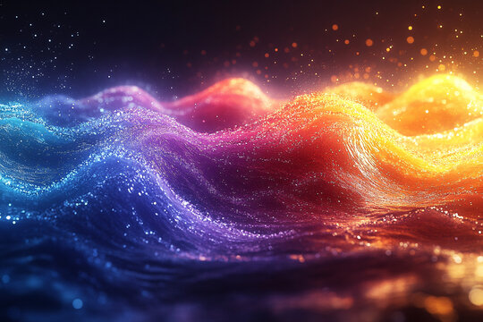彩虹光波幻想
