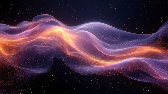 金色紫光星云