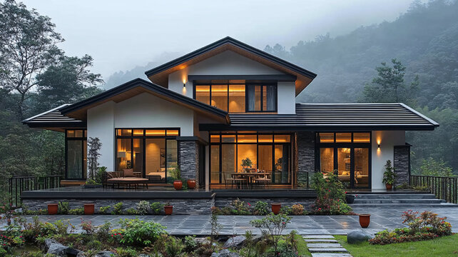 山間現(xiàn)代住宅