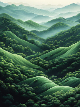 綠意山林