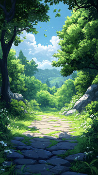 森林游戲背景
