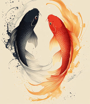 紅金鯉魚