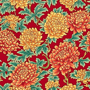 菊花圖案