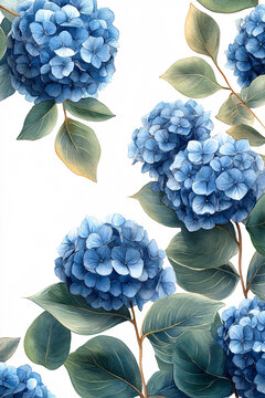 藍(lán)色繡球花