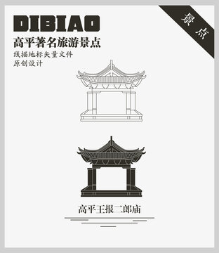 高平王報二郎廟