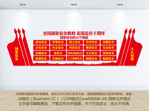 國家安全文化墻