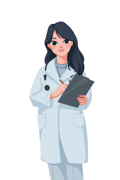 教師形象扁平插畫素材年輕女性教師職業(yè)