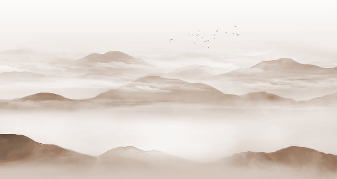 寫意山水畫