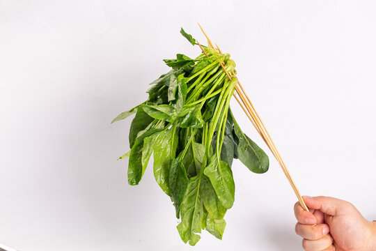 菠菜涮串