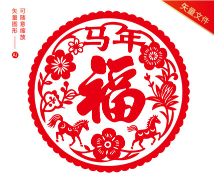 馬年靜電貼