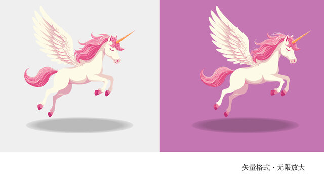 夢(mèng)幻獨(dú)角獸插畫