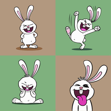 開心的兔子