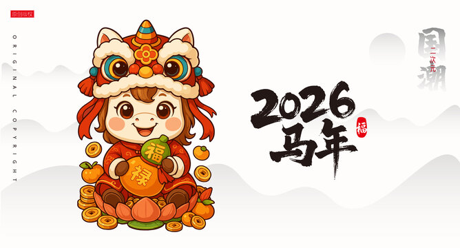 馬年形象福祿葫蘆
