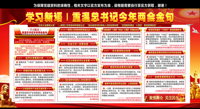 重溫2025年兩會(huì)金句