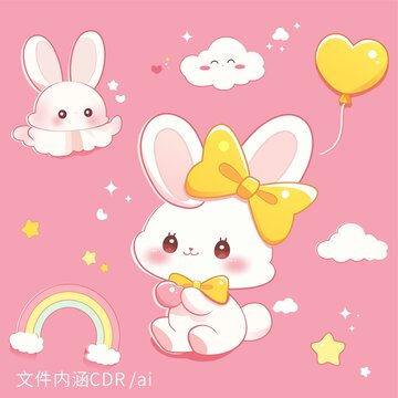 卡通兔子