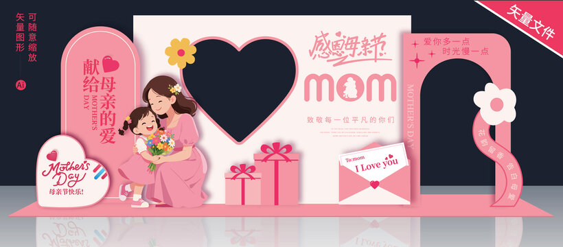 母親節(jié)美陳