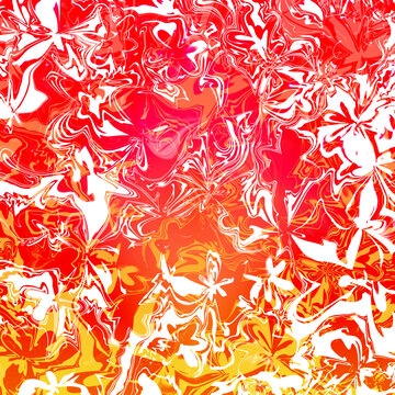 熱烈紅色印花圖案