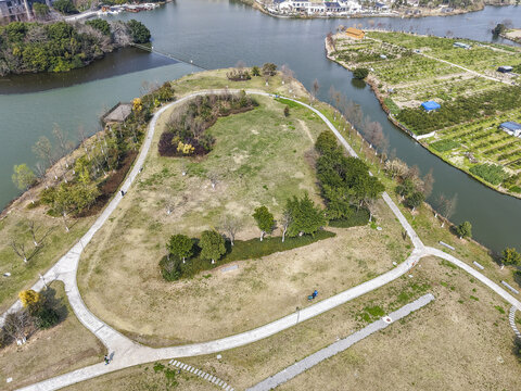 溫州三垟濕地公園航拍