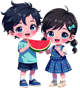 免扣兒童插畫