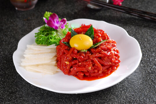 韓式生拌牛肉