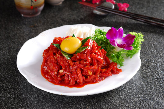韓式生拌牛肉