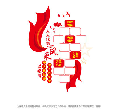 豎版人大代表風采展示墻