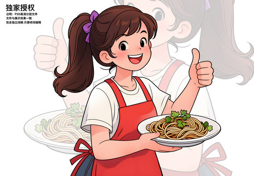 卡通涼粉涼面手工涼粉