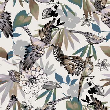 中式花鳥
