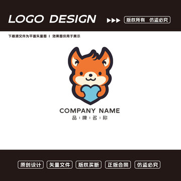 松鼠logo標志