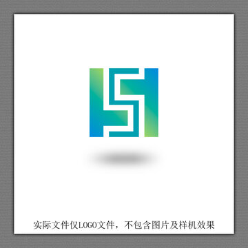 HS創(chuàng)意字母LOGO設(shè)計